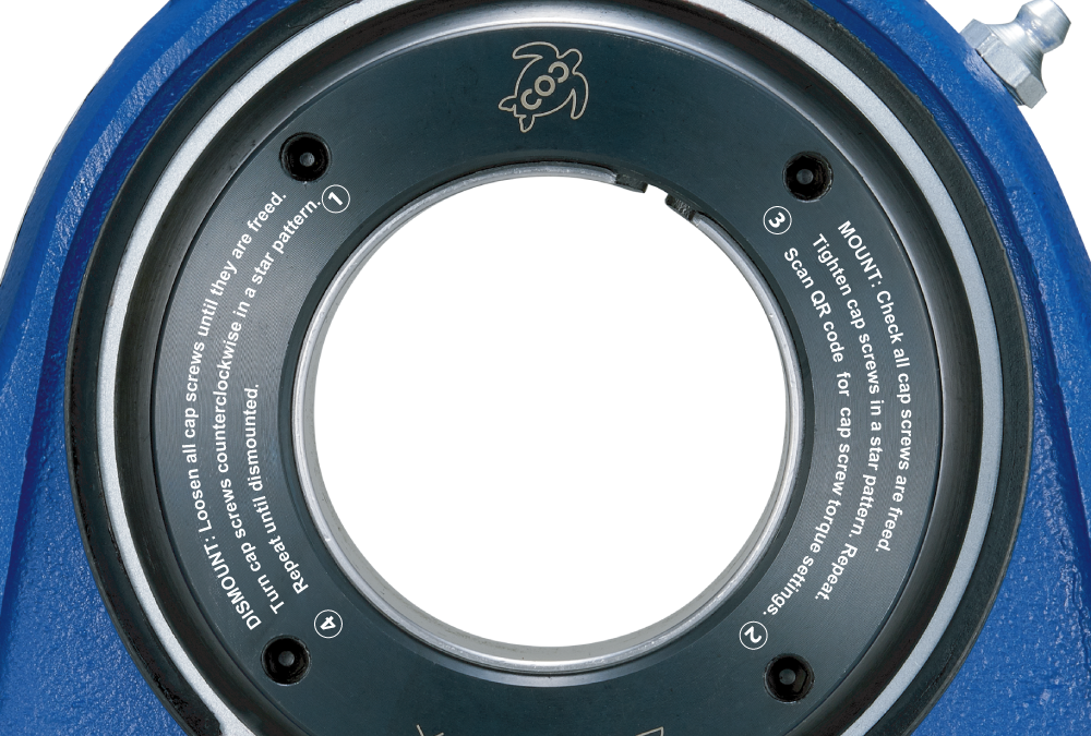 Laser marked instruction of CROSSLOC™